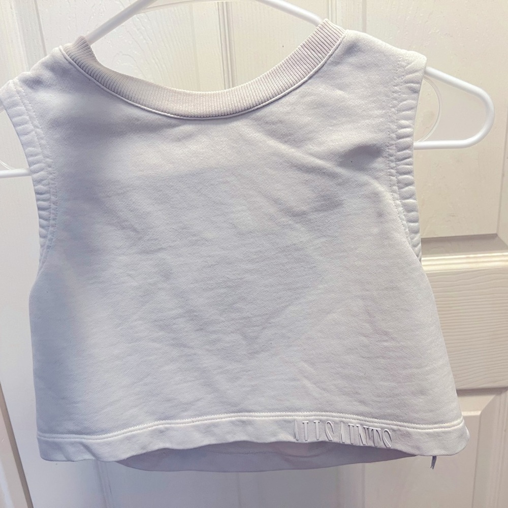 Allsaints crop top gently used